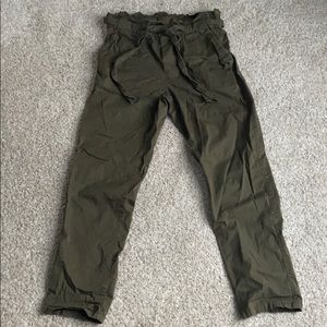 Garage khaki tie pants